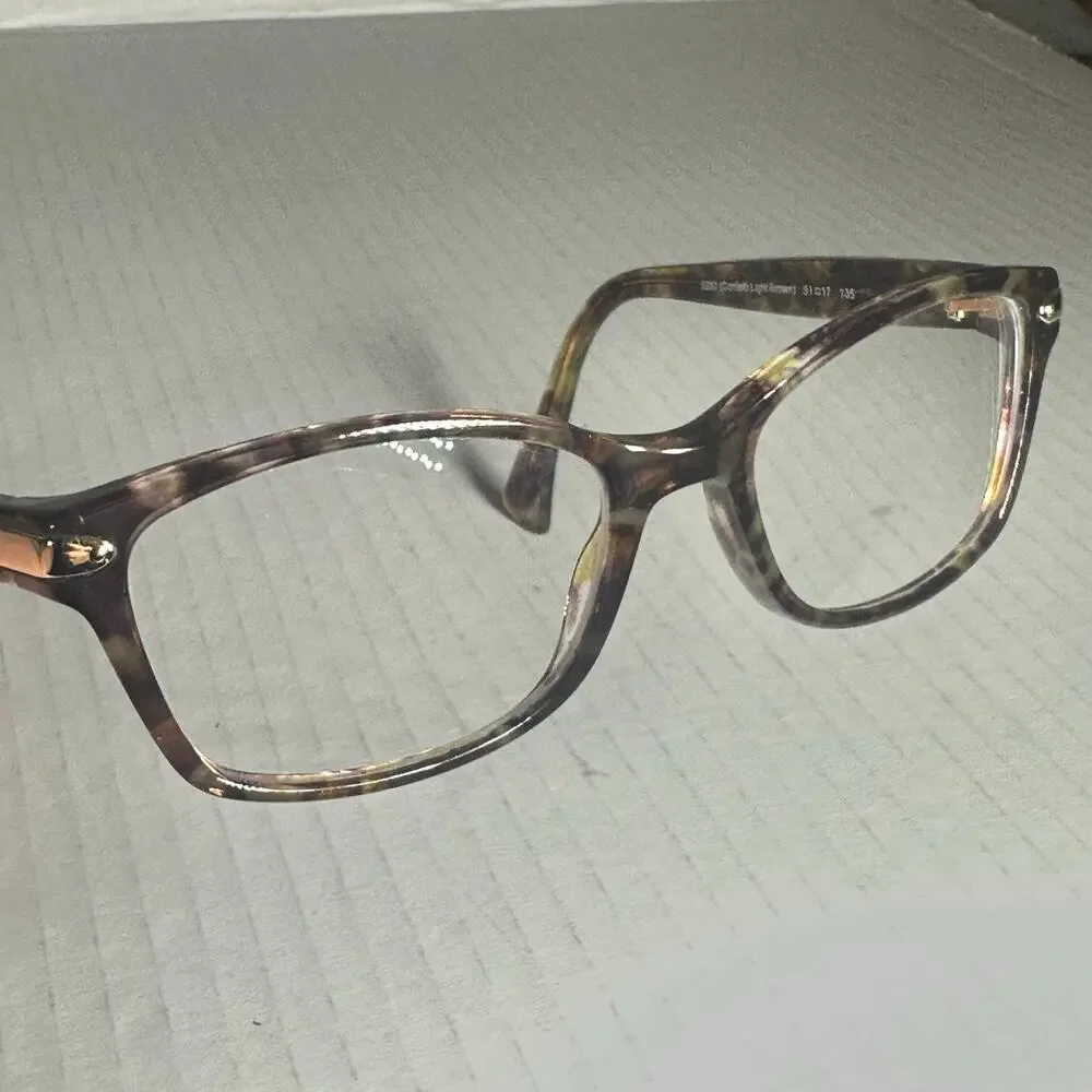 Coach HC6065 Eyeglasses Confetti Light Brown 5287 51mm Women’s Frames